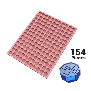 Octagon Gummy Edible Mold | CBD Symbol | 3.4 mL | Silicone