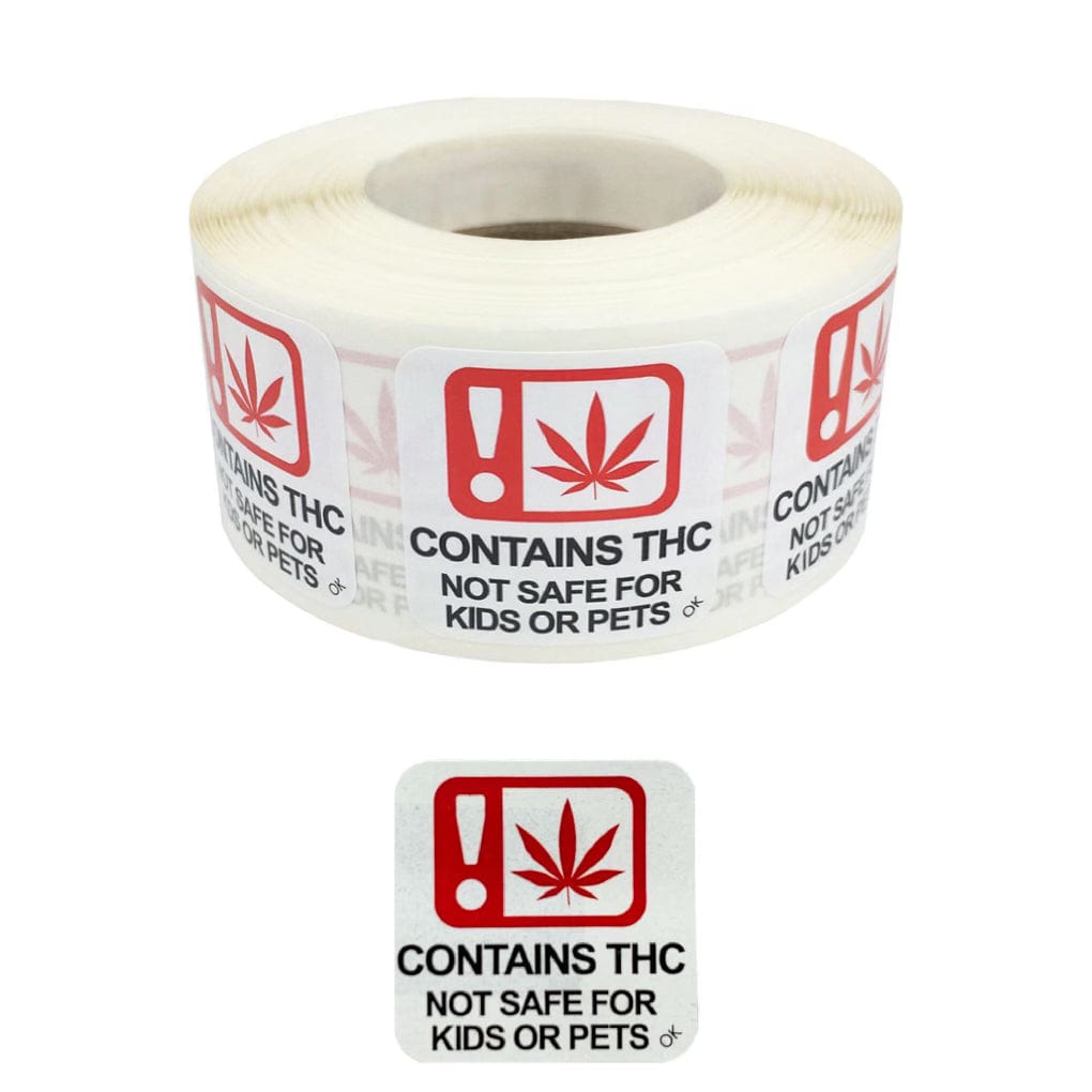 OKLAHOMA | Warning Label | 1“ x 1“ Sticker | Creative Labz: Packaging ...