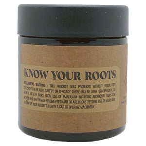 ROOTS | 3.5g Black Glass Jars | Child Resistant 8th Packaging