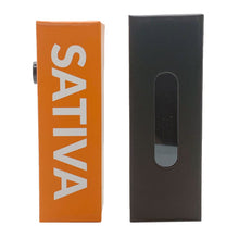 Load image into Gallery viewer, SATIVA | Child Resistant | 510 Cartridge Box Packaging | .5-1mL