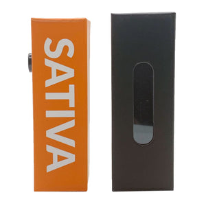 SATIVA | Child Resistant | 510 Cartridge Box Packaging | .5-1mL