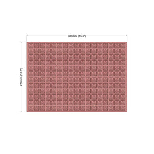 Square Gummy Edible Mold | NEVADA THC Symbol | 2.5 mL | Silicone