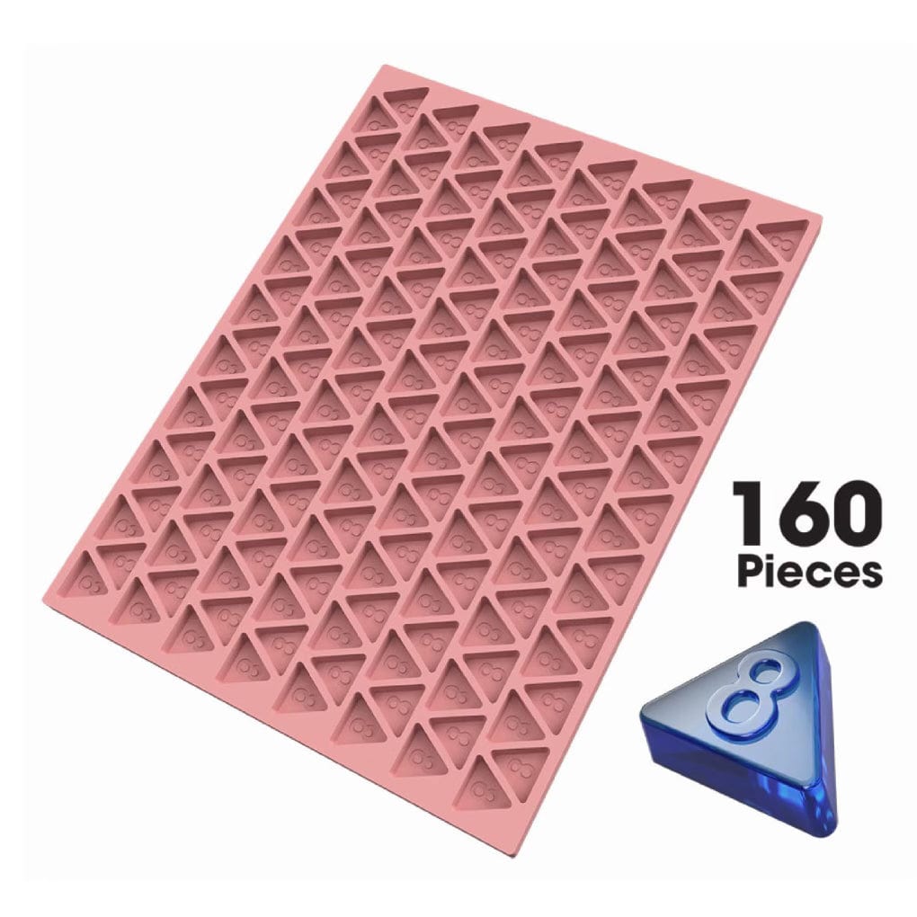 Triangle Gummy Edible Mold | DELTA 8 Symbol | 4.1 mL | Silicone