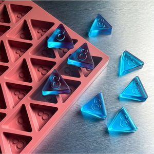 Triangle Gummy Edible Mold | DELTA 8 Symbol | 4.1 mL | Silicone