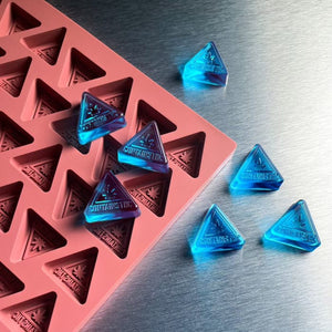 Triangle Gummy Edible Mold | MASSACHUSETTS THC Symbol | 3.22 mL | Silicone