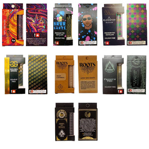 disposable vape cartridge packaging Vape Cartridge Box Mix | Customer Requested Box Mix
